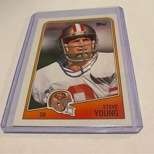 Steve Young 1988 Topps Football Card #39 San Francisco 49ers Vintage